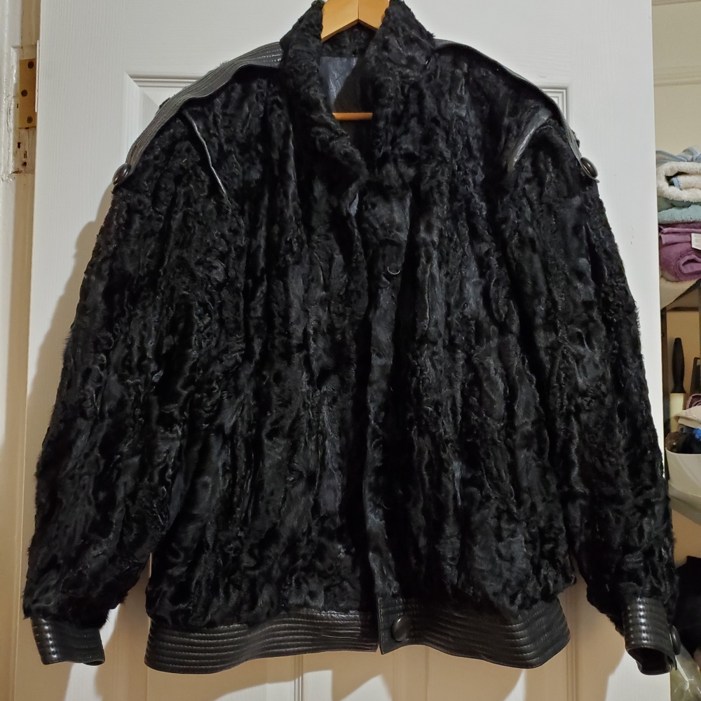 Black Faux Fur Jacket